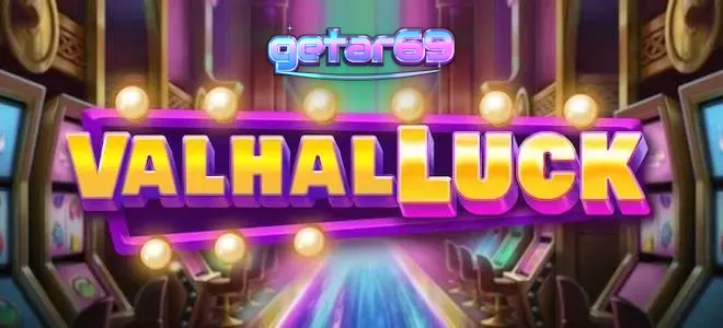 Tampilan visual aula Norse dalam permainan slot ValhalLuck